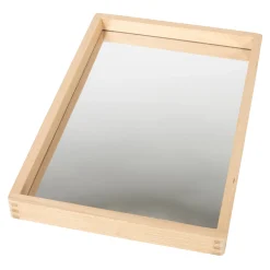 Educators Resource TickiT Small Wooden Mirror Tray - Reflective Learning Adventure* Preschool Education Toys & Activities