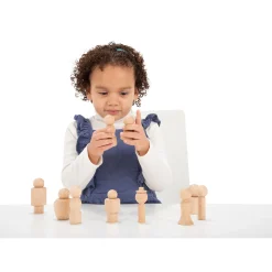 Educators Resource TickiT Wooden Community Figures - Set of 10 - Creative Play for Toddlers* Preschool Figures & Playsets|Preschool Education Toys & Activities