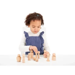 Educators Resource TickiT Wooden Community Figures - Set of 10 - Creative Play for Toddlers* Preschool Figures & Playsets|Preschool Education Toys & Activities