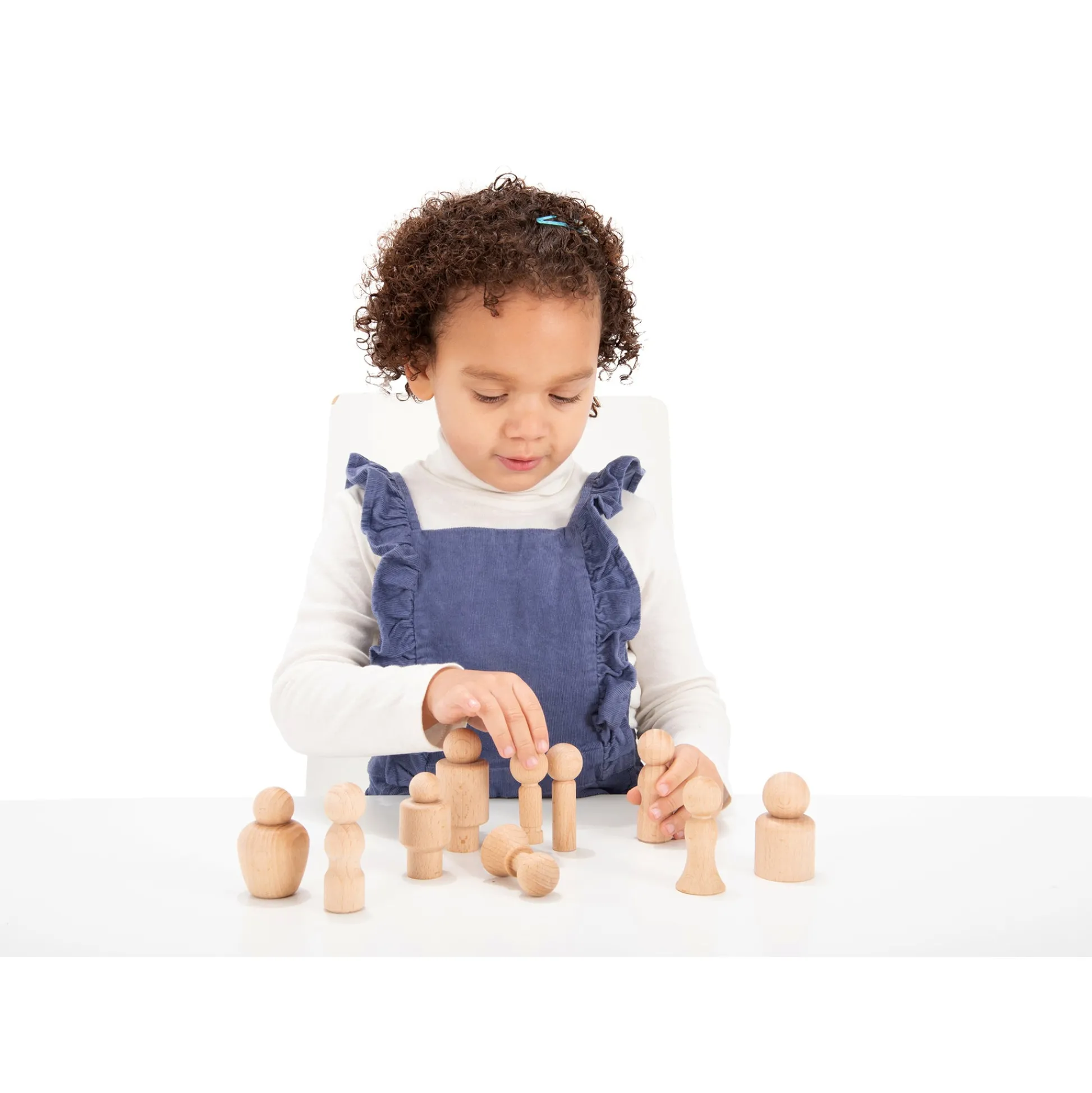 Educators Resource TickiT Wooden Community Figures - Set of 10 - Creative Play for Toddlers* Preschool Figures & Playsets|Preschool Education Toys & Activities