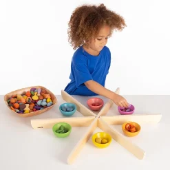 Educators Resource TickiT Wooden Discovery Dividers - Birch Plywood Playtime Circle* Preschool Education Toys & Activities