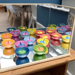 Educators Resource TickiT Wooden Exploratory Mirror - Interactive Discovery Panels* Preschool Education Toys & Activities