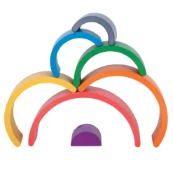 Educators Resource TickiT Wooden Rainbow Architect Arches - 7 Piece Set* Wood & Jumbo Blocks
