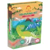 Flat River Group Tiger Tribe Jurassic Dinosaur Coloring Activity Set with Markers and Stickers* Drawing, Color & Painting