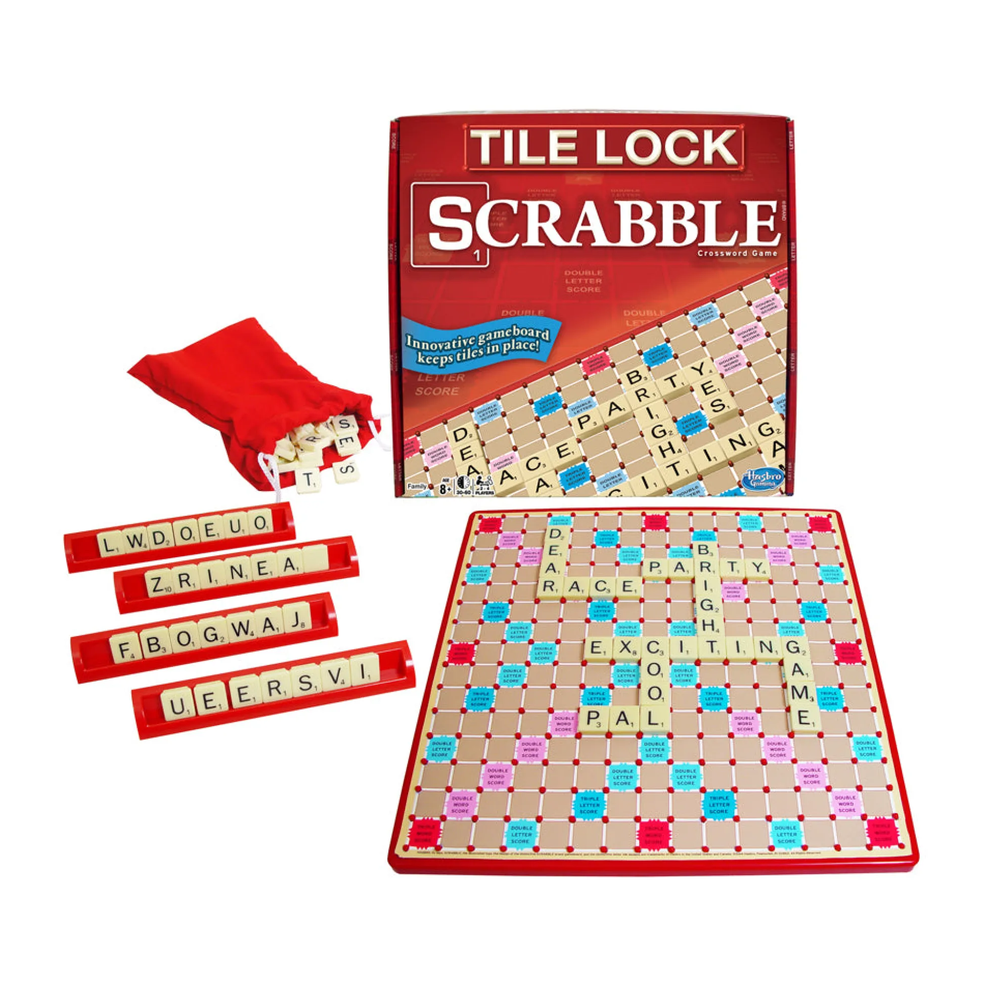 AreYouGame Tile Lock Scrabble Portable Edition Board Game* Reading, Writing & Speech|Role-Playing Games