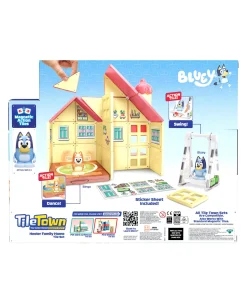 Macy's - Supplier Tile Town Bluey Heeler Home Magnetic Tiles Playset, 46-Piece* Preschool Pals|Magnetic Tiles & Building Sets