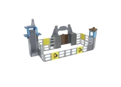 Macy's - Supplier Tile Town Jurassic World Dino Escape Magnetic Tiles Playset, 69 Piece* Lego Jurassic World|Magnetic Tiles & Building Sets