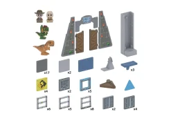 Macy's - Supplier Tile Town Jurassic World Dino Escape Magnetic Tiles Playset, 69 Piece* Lego Jurassic World|Magnetic Tiles & Building Sets
