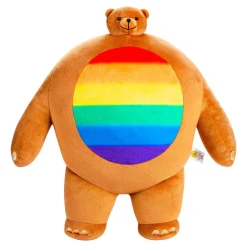Calendar Holdings, LLC Tiny Headed Kingdom 15 inch Rainbow Pride Plush Bear - Multicolor* Stuffed Animals|Stuffed Animals & Plush Toys