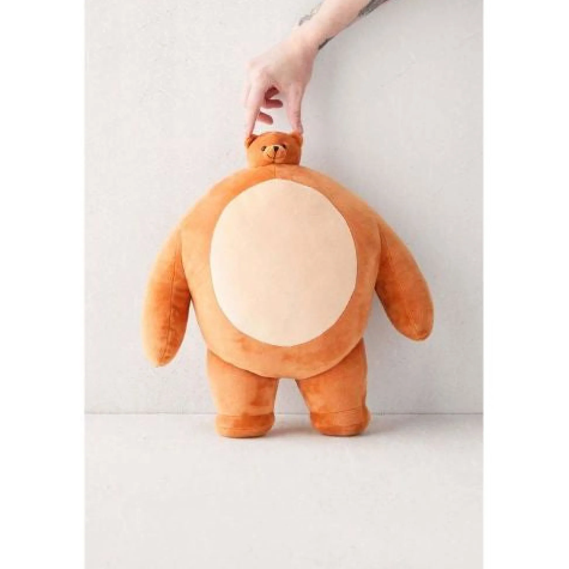 Calendar Holdings, LLC Tiny Headed Kingdom Pip 15 Inch Plush Bear - Tan and White* Social & Emotional Skills|Stuffed Animals