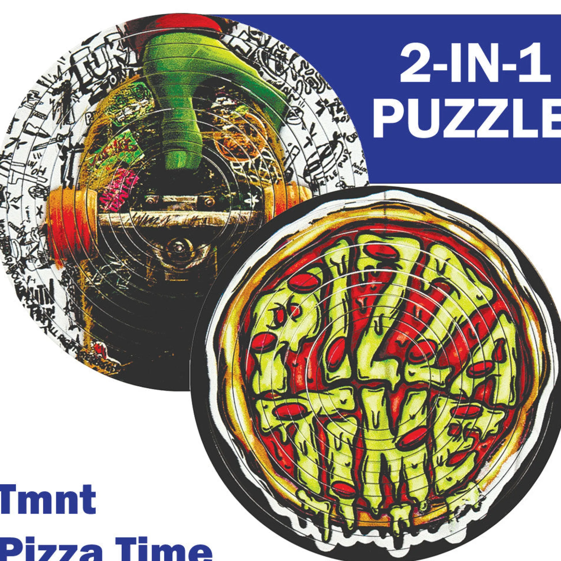Flat River Group TMNT Spin Flip Puzzle - Double-Sided 12-Ring Challenge* Puzzles