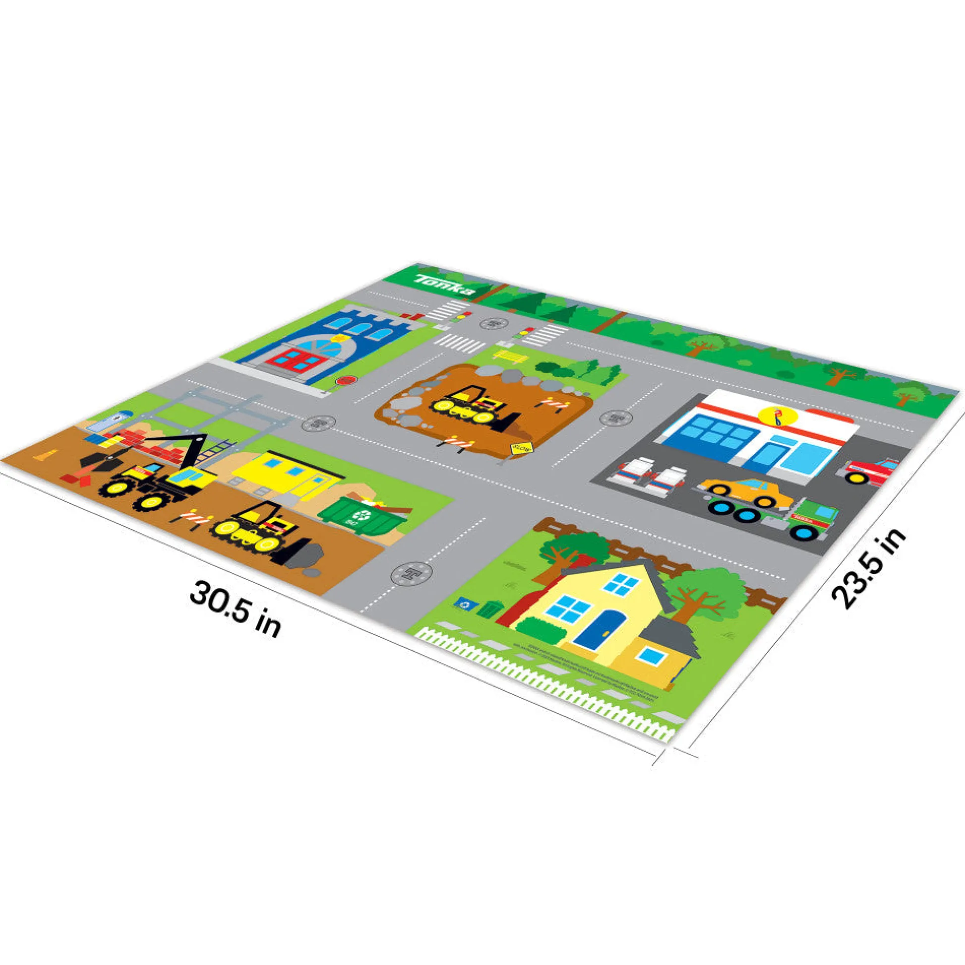 Flat River Group Tonka Deluxe Imaginmat: Interactive Playmat & Toy Car Set* Preschool Education Toys & Activities|Preschool Vehicles