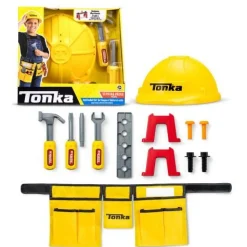 Calendar Holdings, LLC Tonka 13-Piece Tough Tool Belt and Adjustable Hard Hat Set* Dress Up|Tools & Workshops