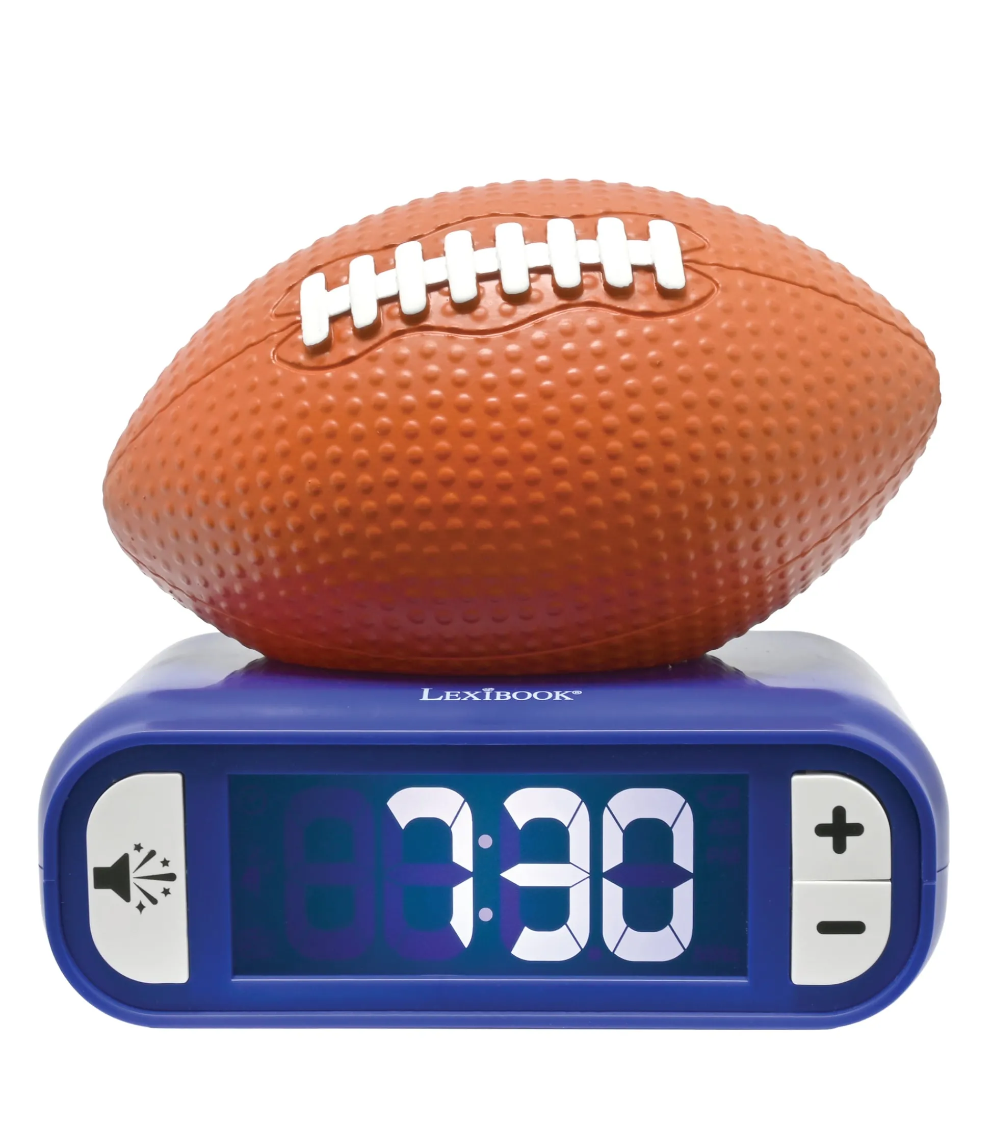 Lexibook Touchdown Timekeeper: 3D Football Digital Alarm Clock & Nightlight* Electronics