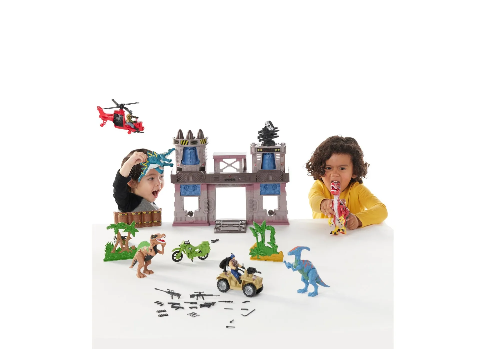 Macy's - Supplier Toys R Us Animal Zone Dino Fortress Playset with Light and Sound Effects* Animal Zone|Playsets & Vehicles