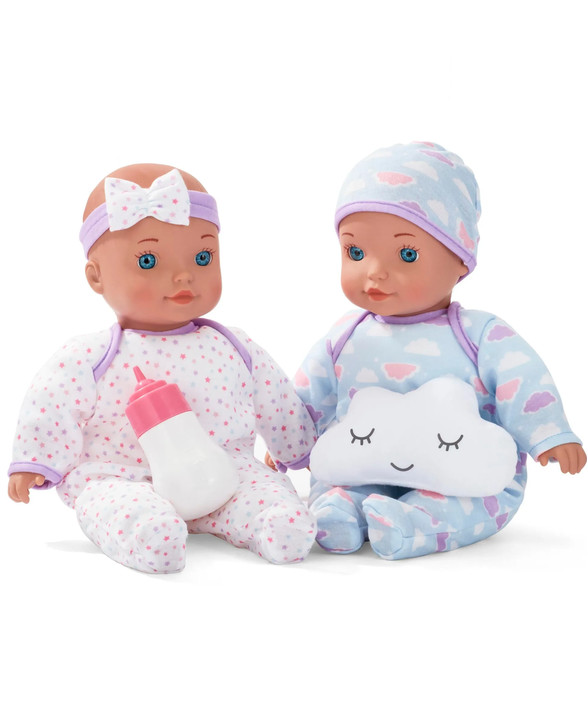 Macy's - Supplier Toys R Us Cuddle Twins 12" Interactive Baby Dolls Set with Accessories* You & Me|Social & Emotional Skills