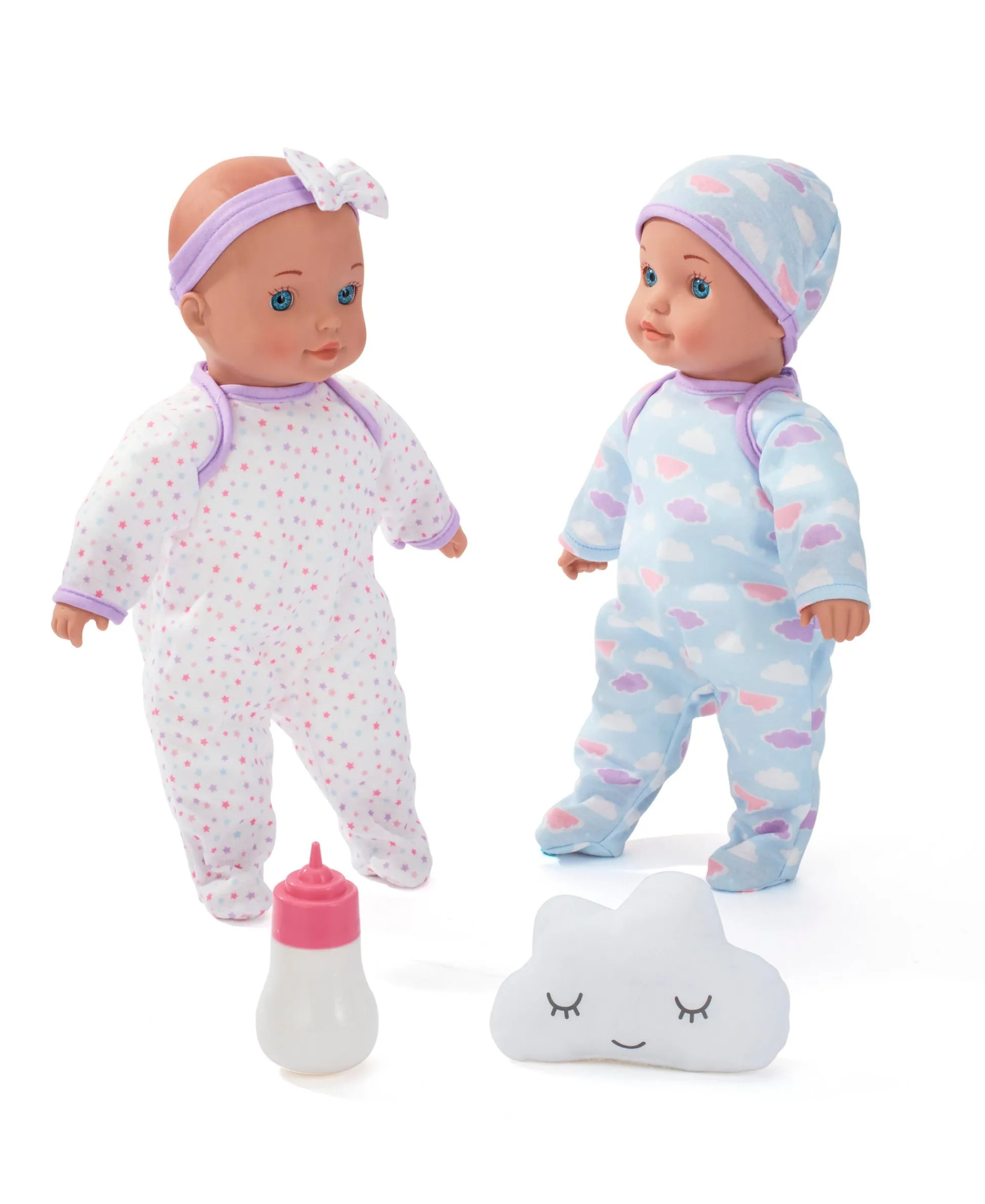 Macy's - Supplier Toys R Us Cuddle Twins 12" Interactive Baby Dolls Set with Accessories* You & Me|Social & Emotional Skills
