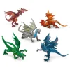 Macy's - Supplier Toys R Us Exclusive Dragon Collectibles Set - 5 Unique Hand-Painted Figures* Animal Zone|Collectible Figures & Playsets