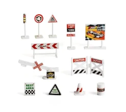 Macy's - Supplier Toys R Us Exclusive 8-Pack Diecast Monster Truck Set with Road Accessories* Diecast Cars|Fast Lane