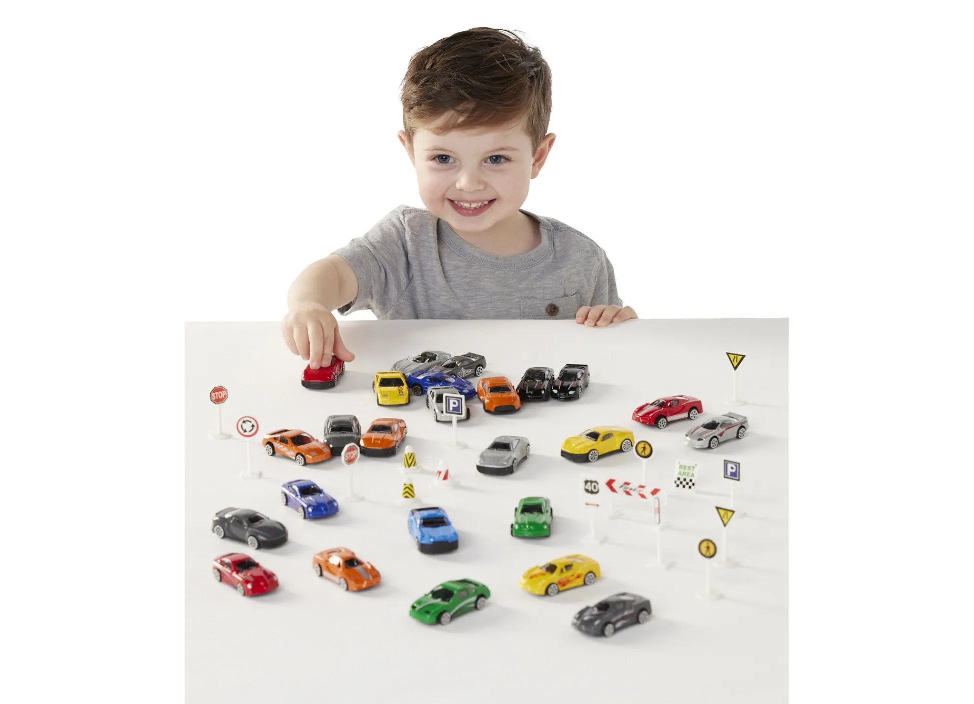 Macy's - Supplier Toys R Us Fast Lane 35-Piece Diecast Vehicle Tube Set* Diecast Cars|Fast Lane