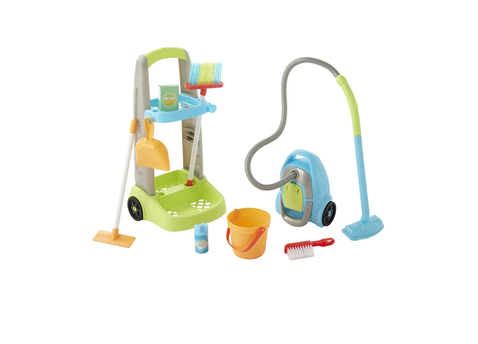 Macy's - Supplier Toys R Us Just Like Home Mega Cleaning Cart – Pretend Play Set* Tools & Workshops|Dress Up
