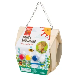 Flat River Group Toysmith Beetle & Bee Paint Your Own Bird Bistro Kit - DIY Birdhouse Craft Set* Crafts & Activities