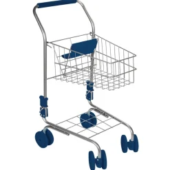 Flat River Group Toysmith Deluxe Metal Toy Shopping Cart - Realistic Playset* Kitchens & Play Food|Social & Emotional Skills