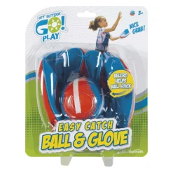 Flat River Group Toysmith Get Outside Go! Easy Catch Ball & Glove Set for Young Beginners* Toy Sports|Social & Emotional Skills