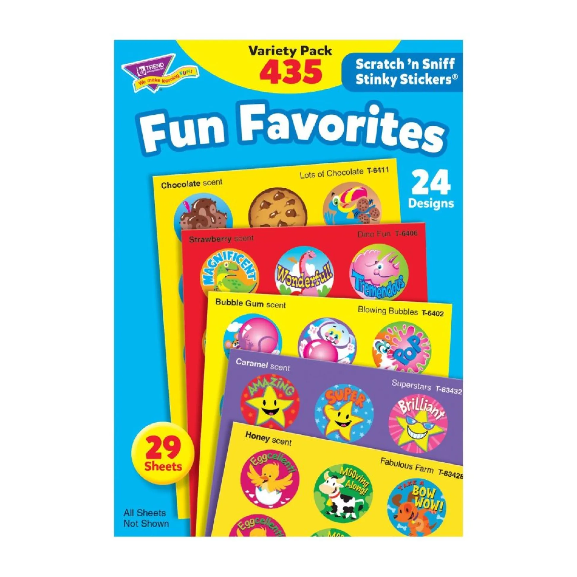 Flat River Group Toys'R'Us Fun Favorites Stinky Stickers Variety Pack - Scratch and Sniff Stickers* Crafts & Activities