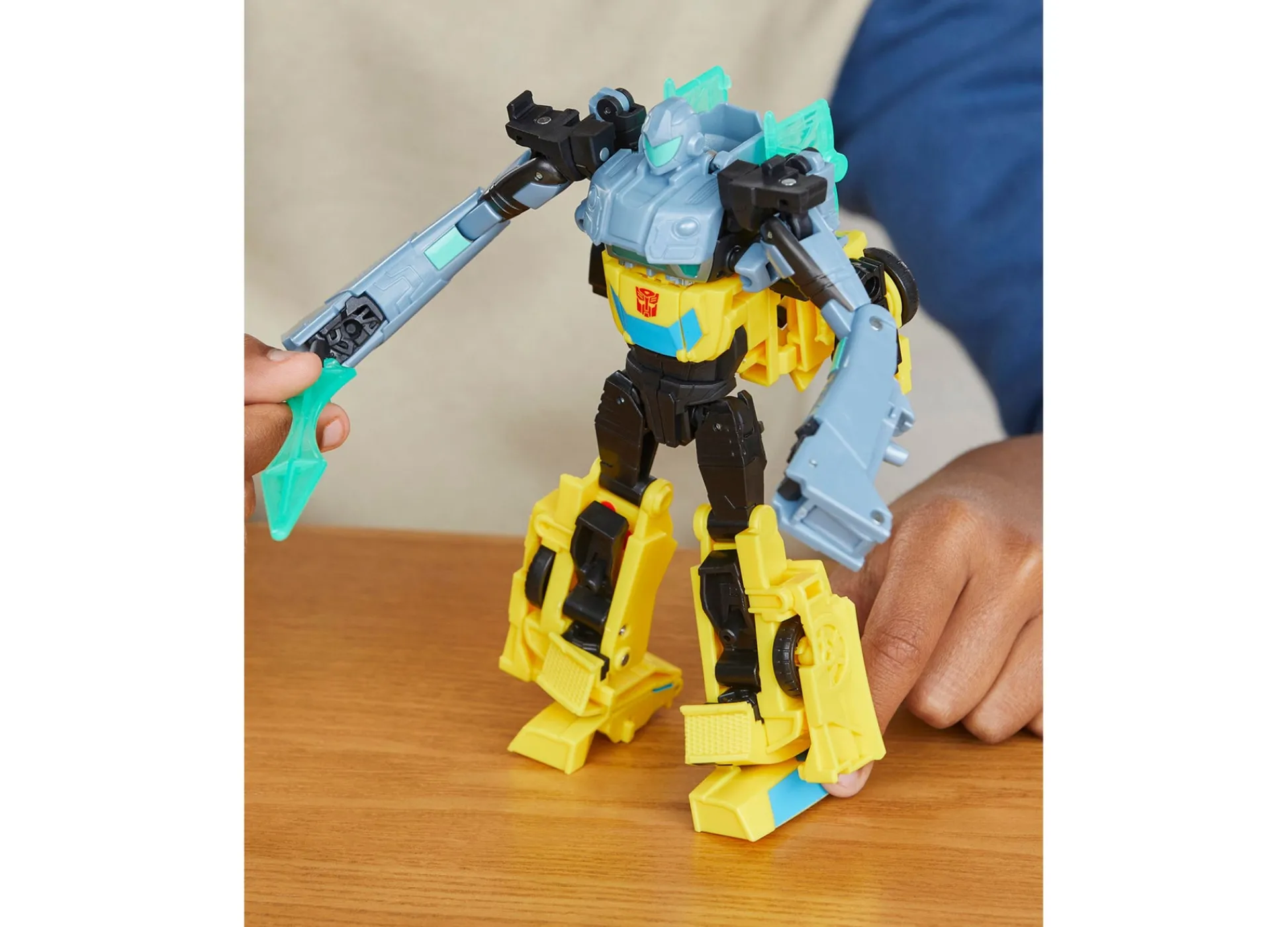 Macy's - Supplier Transformers EarthSpark Cyber-Combiner Bumblebee & Mo Malto Action Figure Set* Action Figures