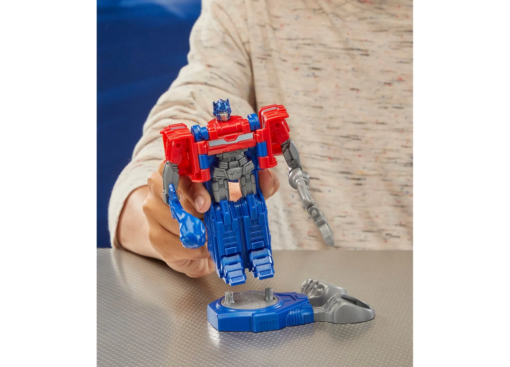 Macy's - Supplier Transformers One 4.5 inch Robot Battlers Optimus Prime and Megatron Action Figure 2-Pack* Action Figures