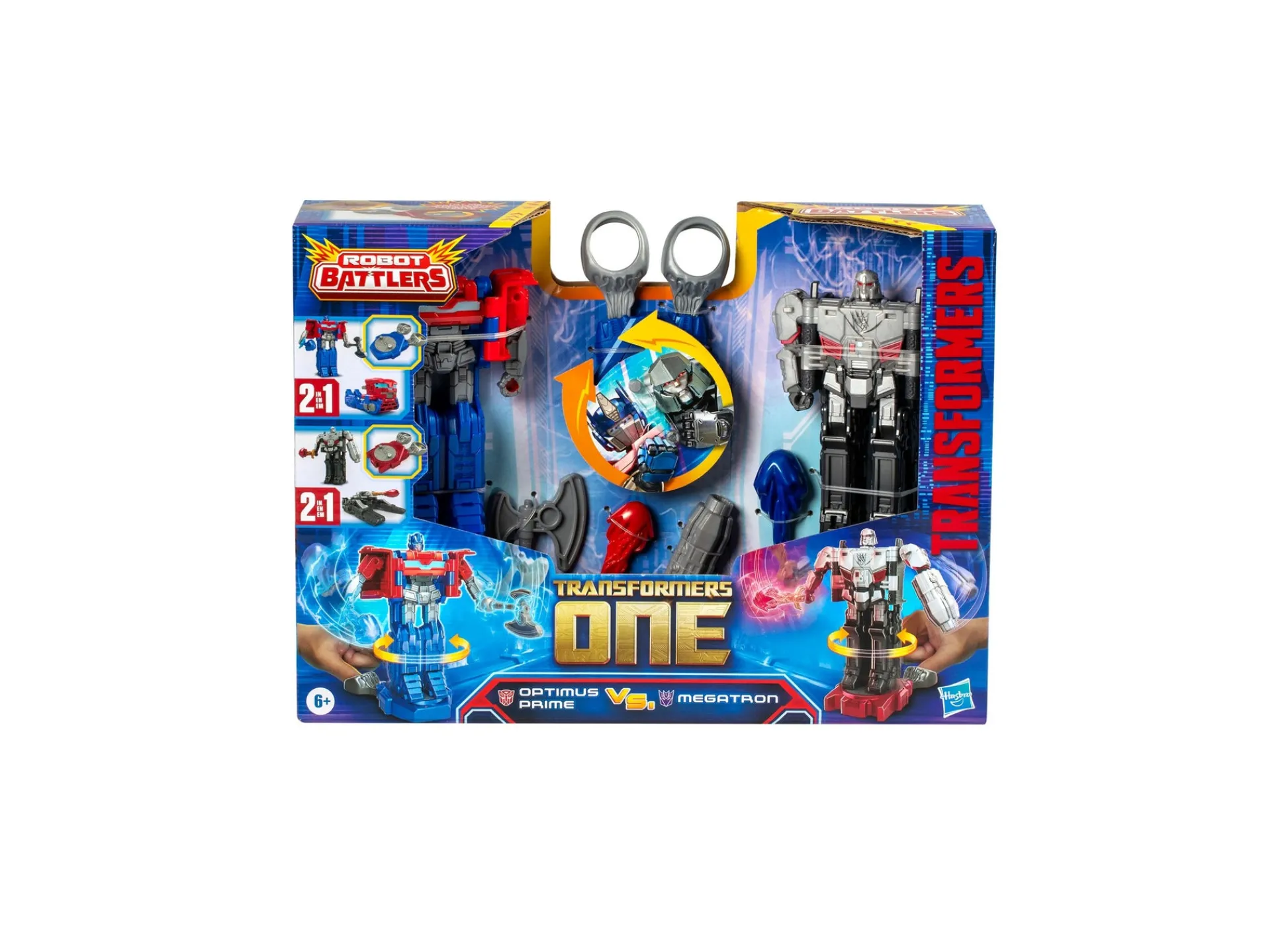 Macy's - Supplier Transformers One 4.5 inch Robot Battlers Optimus Prime and Megatron Action Figure 2-Pack* Action Figures