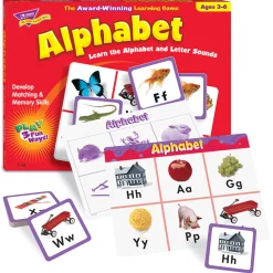 Educators Resource TREND Alphabet Match Me Games - Interactive Learning Fun* Preschool Education Toys & Activities