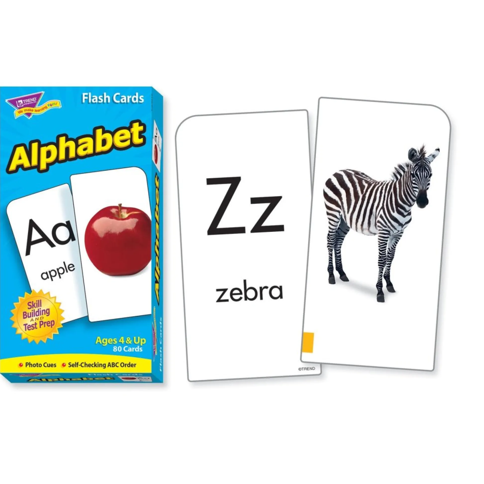Flat River Group TREND Alphabet Skill Drill Flash Cards - Interactive Learning Tool* Preschool Education Toys & Activities