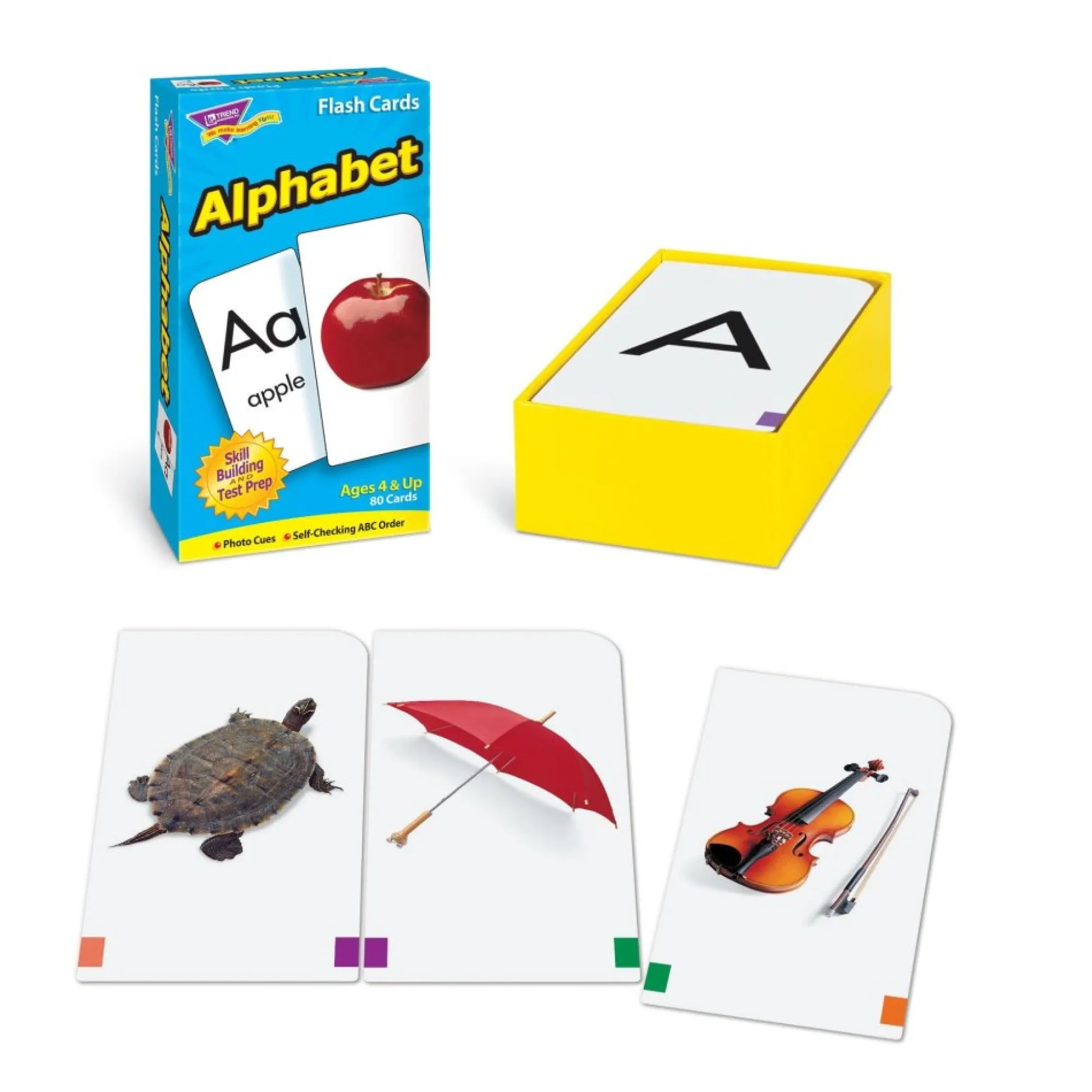 Flat River Group TREND Alphabet Skill Drill Flash Cards - Interactive Learning Tool* Preschool Education Toys & Activities