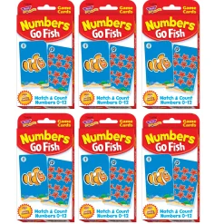 Educators Resource TREND Challenge Cards Numbers Go Fish - Learning Math Game - 6 Sets* Card Games