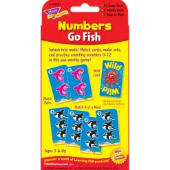 Educators Resource TREND Challenge Cards Numbers Go Fish - Learning Math Game - 6 Sets* Card Games
