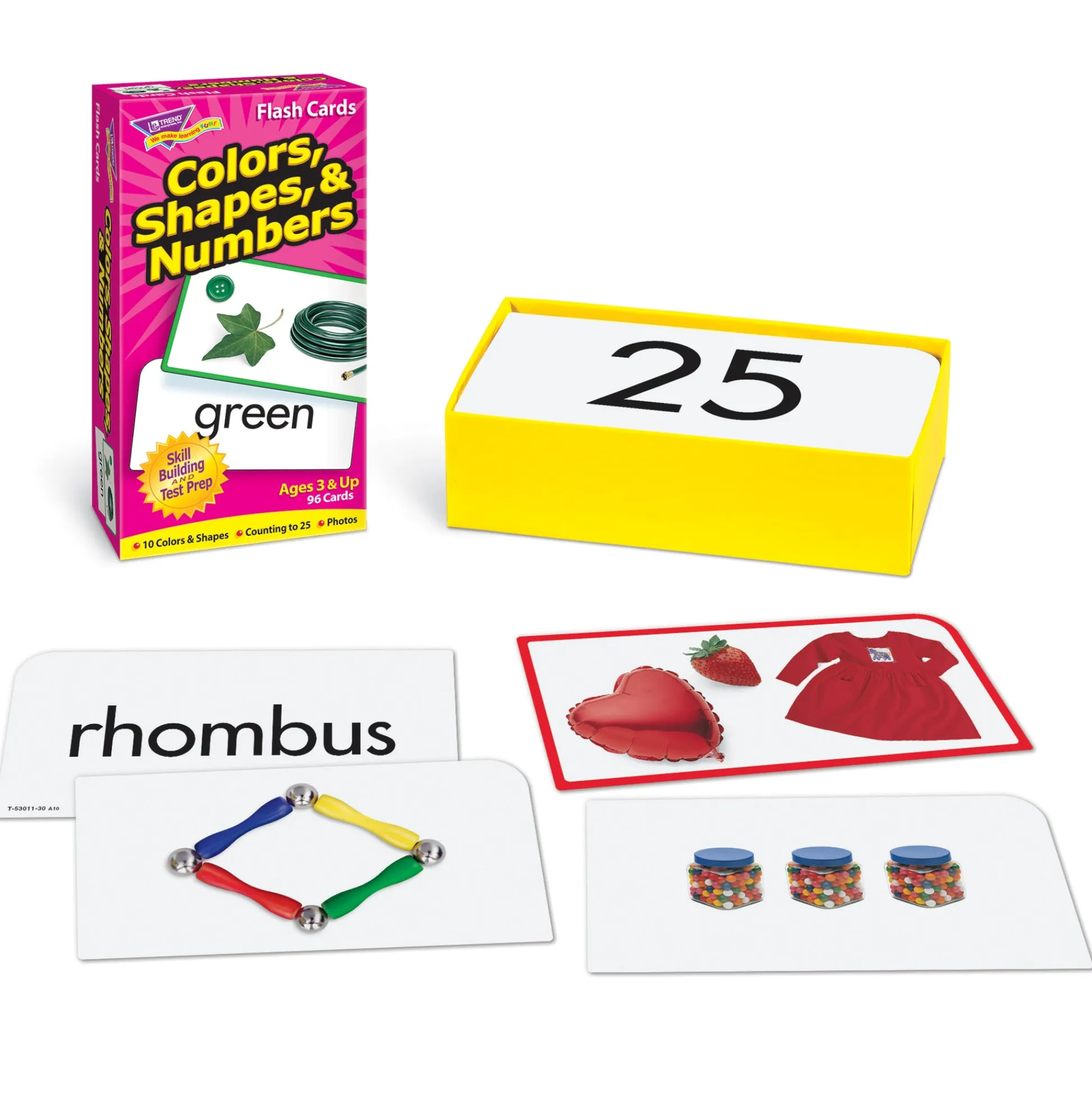 Educators Resource TREnd Colors, Shapes & Numbers Skill Drill Flash Cards - Educational Trio Pack* Preschool Education Toys & Activities