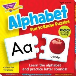 Flat River Group TREND ENTERPRISES Alphabet Match 26-Piece Puzzle Set* Puzzles