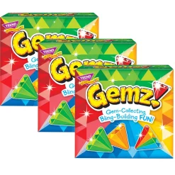 Educators Resource TREND Gemz! Three Corner Card Game, 3-Pack* Card Games|Social & Emotional Skills