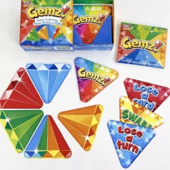 Educators Resource TREND Gemz! Three Corner Card Game, 3-Pack* Card Games|Social & Emotional Skills