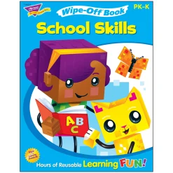 Educators Resource TREND School Skills Wipe-Off Book - BlockStars! Collection - 3-Pack*Kids Kids Books|Coloring Books & Activity Books