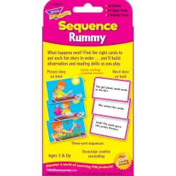 Educators Resource TREND Sequence Rummy Challenge Cards - Storytelling Mastery Set, 6 Packs* Card Games|Social & Emotional Skills