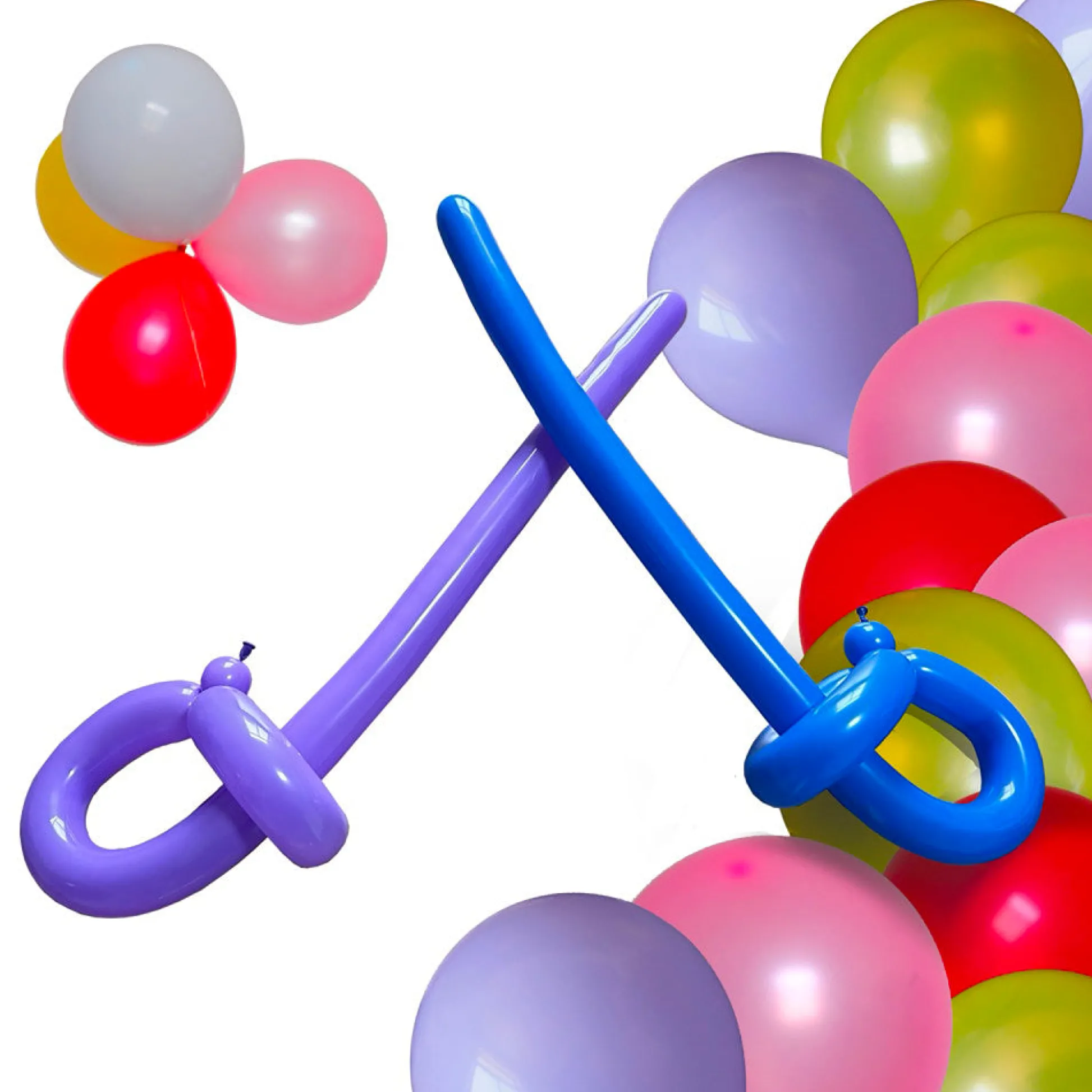 Flat River Group Trimate Party-Fun 100-Pack Balloons with Double Action Pump* Crafts & Activities