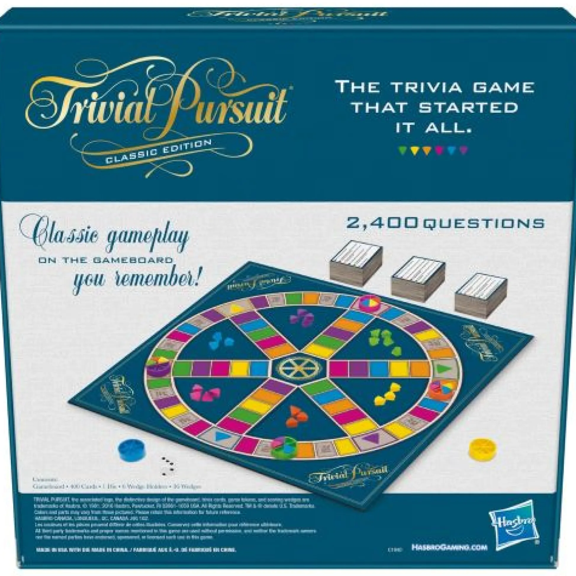 Calendar Holdings, LLC Trivial Pursuit Classic Edition Retro Board Game* Role-Playing Games|Board Games
