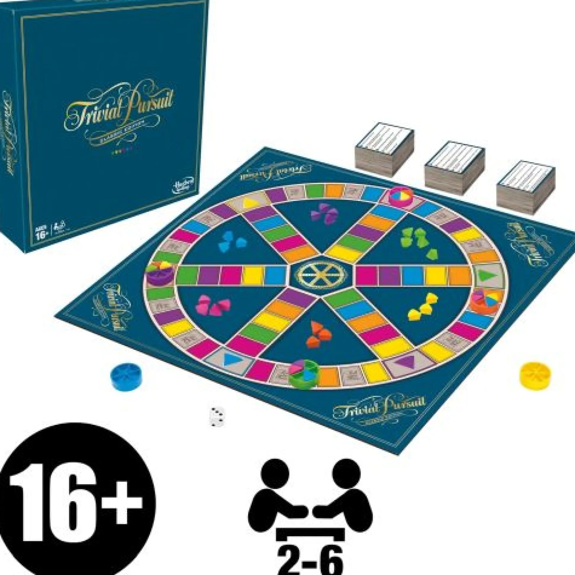 Calendar Holdings, LLC Trivial Pursuit Classic Edition Retro Board Game* Role-Playing Games|Board Games