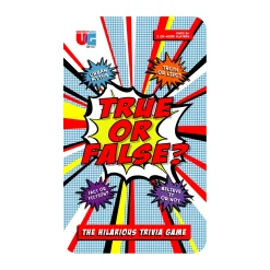 AreYouGame True or False? Tin Travel-Sized Trivia Game* Family & Entertainments Games|Social & Emotional Skills