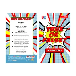 AreYouGame True or False? Tin Travel-Sized Trivia Game* Family & Entertainments Games|Social & Emotional Skills