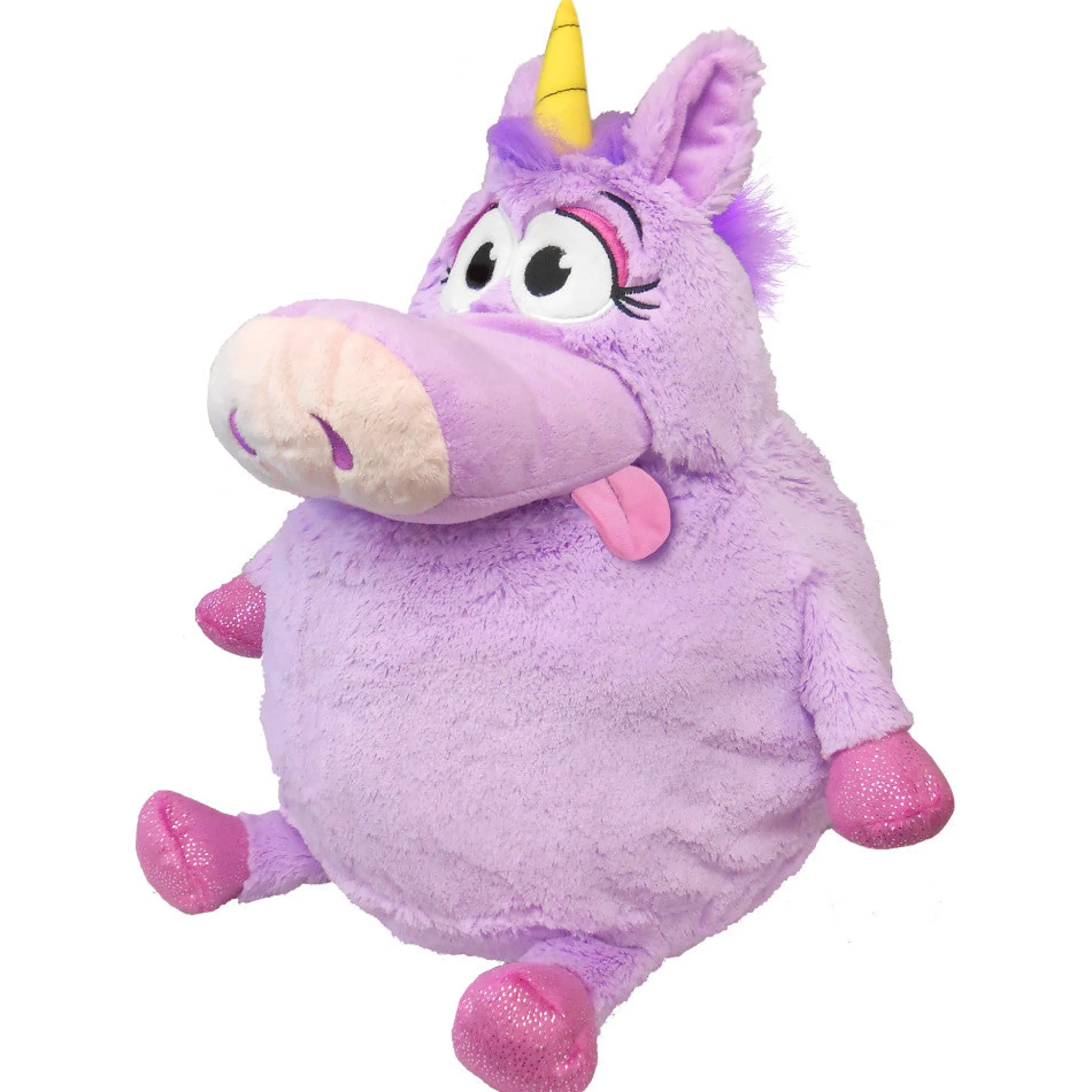 Flat River Group Tummy Stuffers Plush Unicorn - Purple Storage Companion* Stuffed Animals|Stuffed Animals & Plush Toys