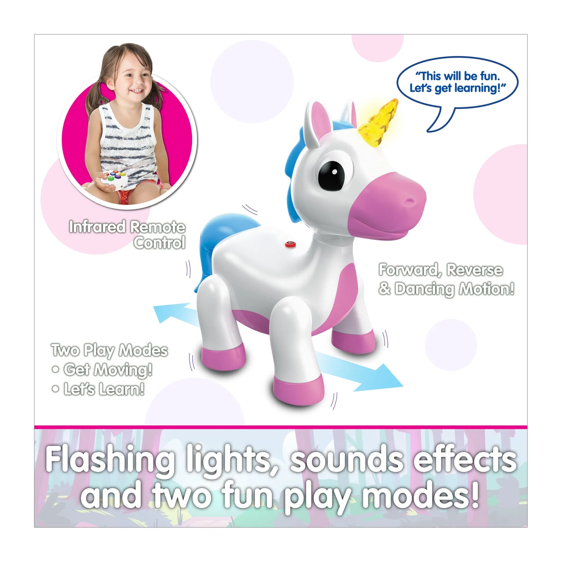 AreYouGame Twinkle Toes Remote Control Dancing Unicorn* Preschool Education Toys & Activities
